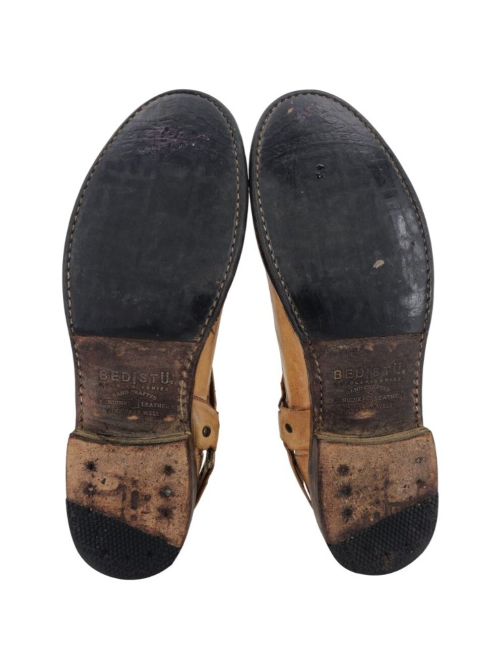 Bed Stu Benchmade Exeter Mens 10 Leather Harness Ankle Boots Cobbler Series - Picture 3 of 14
